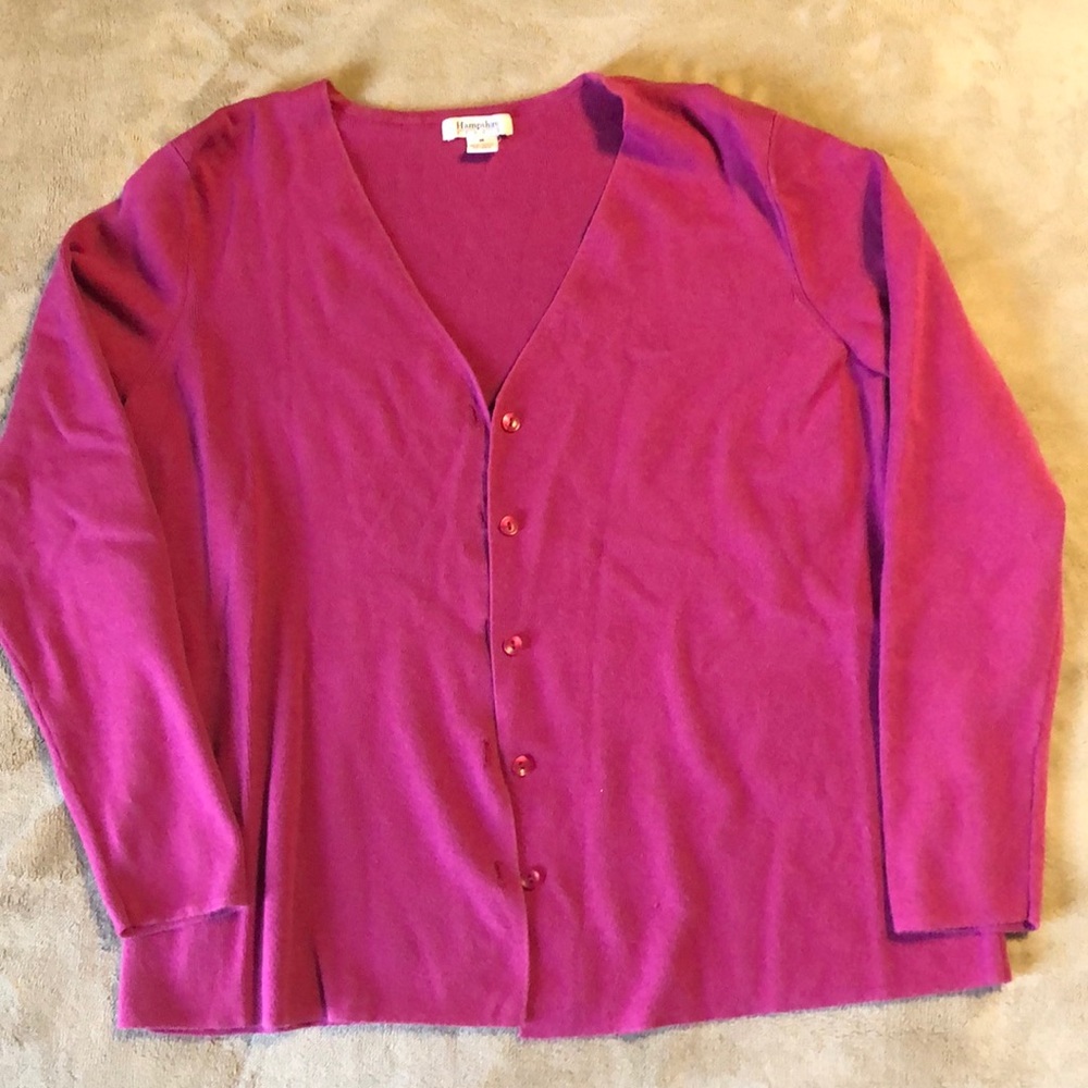 Hampshire Studio pink cardigan